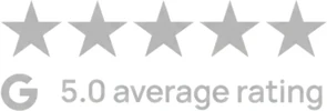 5.0 Average Rating on Google